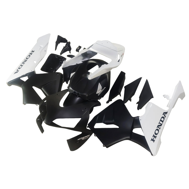 Fairings 2003-2004 Honda CBR 600 RR Matte Black & Whit CBR  Generic