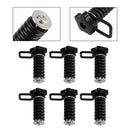 6 Pcs 1 Inch Cargo Anchor Flexible Loop For Polaris Rzr Sportsman Ace 2013-2025