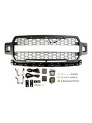 Front Bumper Grill Grille W/ LED Fit Ford F150 2018-2020 Super Duty