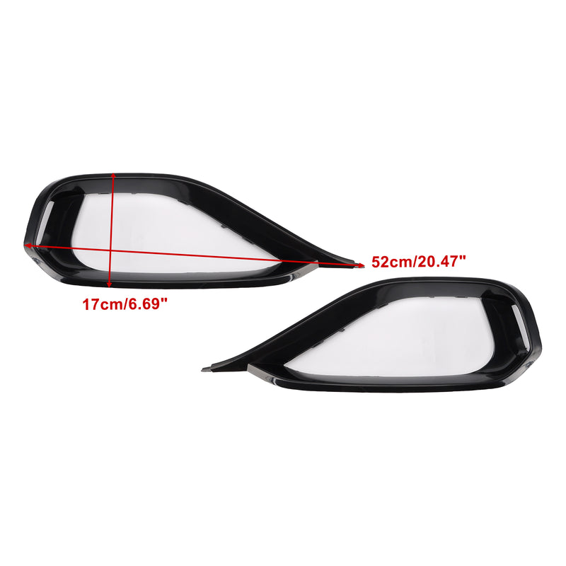 Left & Right Fog Light Bezel Grille Front Bumper Trim Fit BMW 428i F32 F33 F36