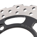 Rear Solid Brake Disc Rotor For Kawasaki Ninja 250 R EX250 2008 - 2012