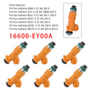 6Pcs Fuel Injector For Infiniti G37 Q60 QX70 FX37 Nissan 370Z 3.7L 16600-EY00A