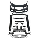 Mercedes Benz W204 2012-2014 Upgrade C63 Style Front Rear Bumper Body Kit