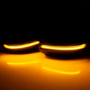 2PCS Door Wing Mirror Indicator Signal Light Side For VW Passat B7 2010-2015