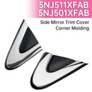 Left& Right Side Mirror Trim Cover Corner Molding for Chrysler 200 2015-2017