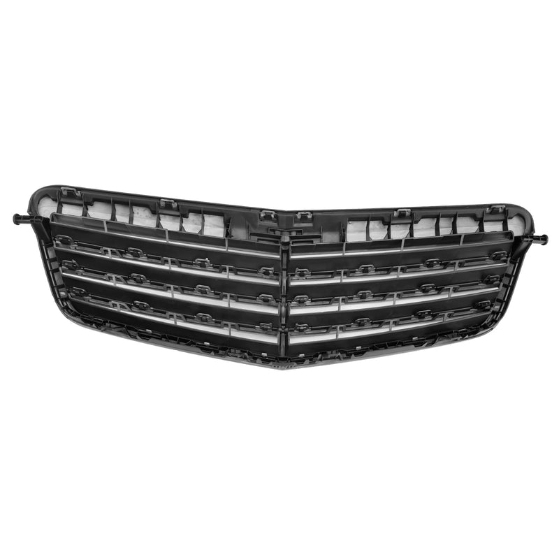 Black Front Grille Grill Fit Mercedes-Benz E Class W212 E350 E550 2010-2013