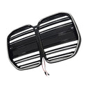 2020-2025 Fit BMW 4 Series G22 G23 G82 W/O ACC M4-Style Front Bumper Grille Grill
