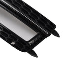 2PCS Bumper Fog Light Lamp Cover Grill Grille Fit Audi A4 S-line S4 2013-2015