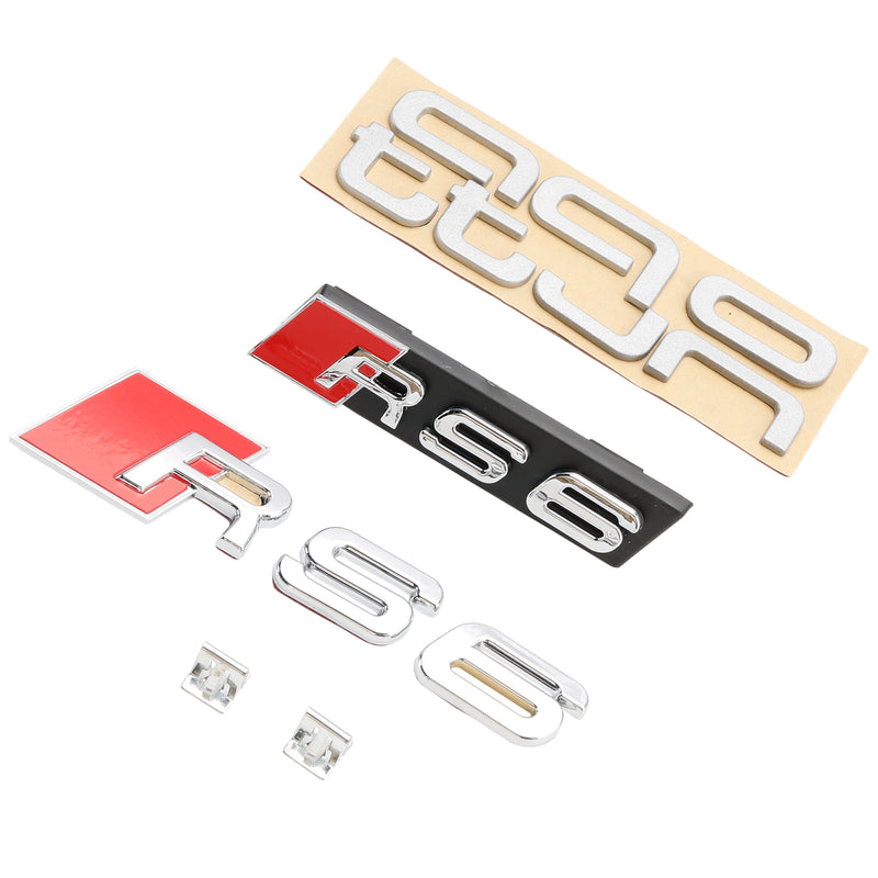 RS6 Style Honeycomb Mesh Front Grill Grille Fit Audi A6 S6 2019-2023 W/ACC