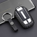 Leather Silicone Car Key Case Cover With Buckle For Isuzu