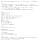 1999-2004 Jeep Grand Cherokee LED Third Brake Light Stop Lamp 55155140 Smoked