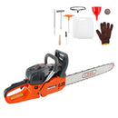 24" 68CC Gasoline Chainsaw Cutting Wood Gas Sawing Crankcase Chain Saw