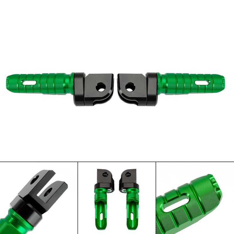 Front Footrests Foot Pegs fit for KAWASAKI ZX-4R ZX-4RR 24-25 NINJA 400 18-24