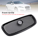 XF-R Style Front Bumper Grill Grille Fit Jaguar XF 2012-2015 Gloss Black