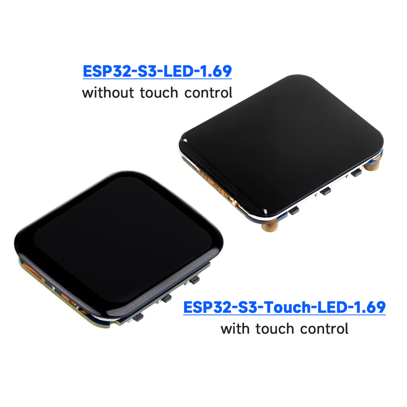 ESP32-S3 1.69-inch Touch Screen Development Board WIFI Bluetooth 262K Color LCD