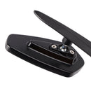 Custom Black Bladeshape Mirrors For Yamaha Chopper Midnight Roadliner Raider
