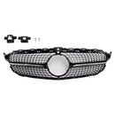 Diamond Front Grill Grille Fit Benz C-Class W205 C250 C300 C400 2015-2018