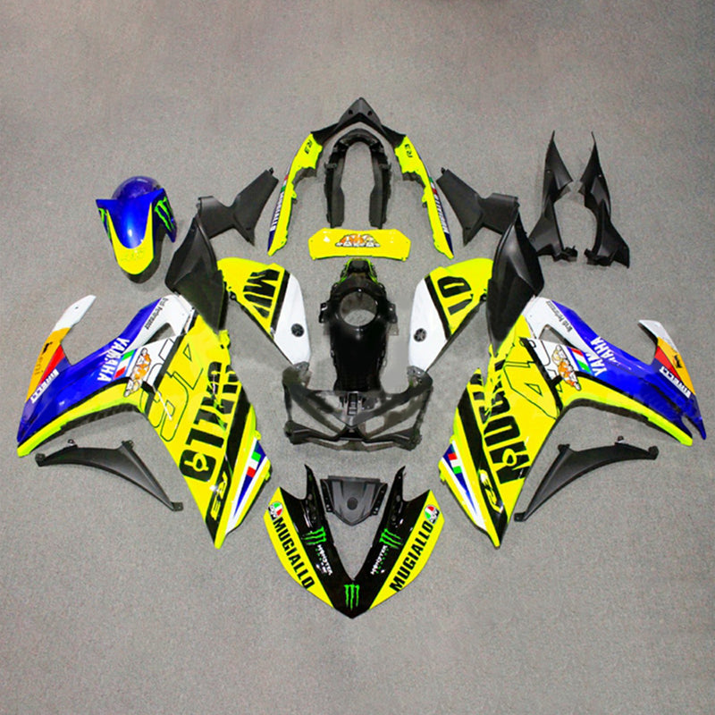 Amotopart Yamaha YZF-R3 2014-2018 R25 2015-2017 Fairing Kit Bodywork ABS