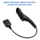 K Interface Headset Port Converter Cable for XPR6300 XPR6350 XiR P8268 DP3400