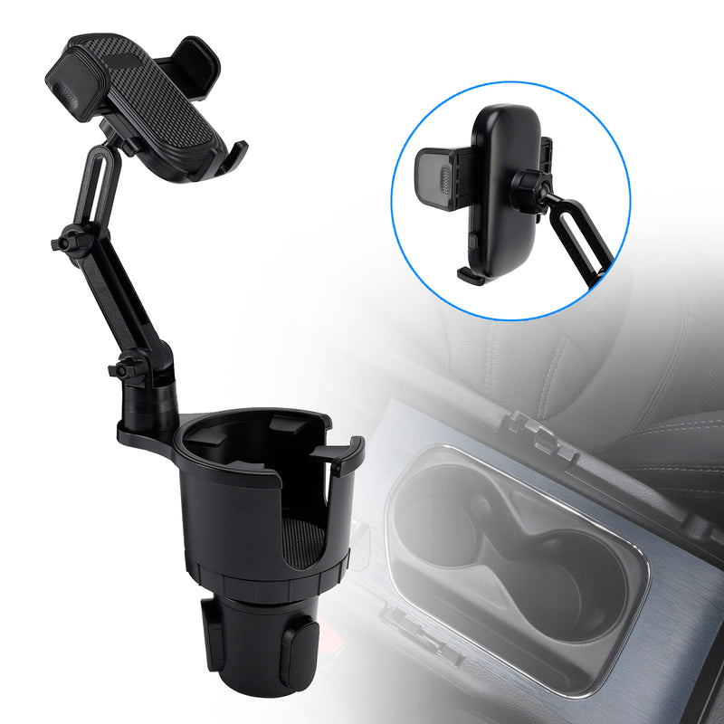 Smartphone Holder, Drink Holder, For Smartphones, Cars, 2-in-1 Cup Holder