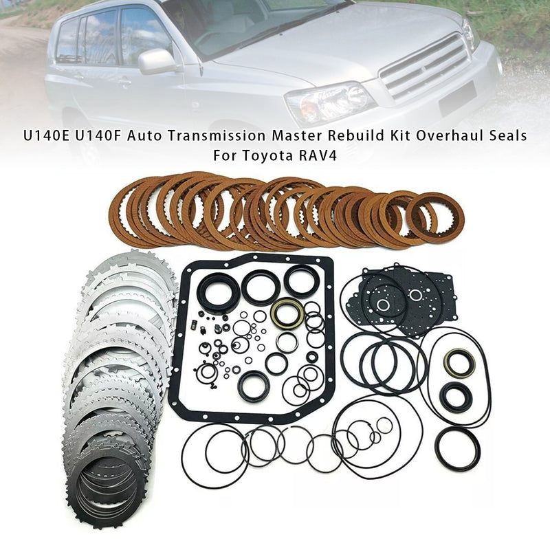 U140E U140F Auto Transmission Master Rebuild Kit Overhaul Seals For Toyota RAV4