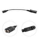 K Interface Headset Port Converter Cable for MTP3200 MTP3250 XPR 3300 XIR P6608
