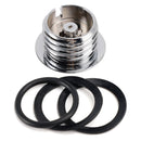 Chrome Billet Aluminum Pop Up Screw In Gas Cap For Sportster Softail Dyna 82-19