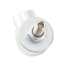 M6 Plastic Custom Head Skull License Plate Frame Screws Bolts Hardware Silver X4