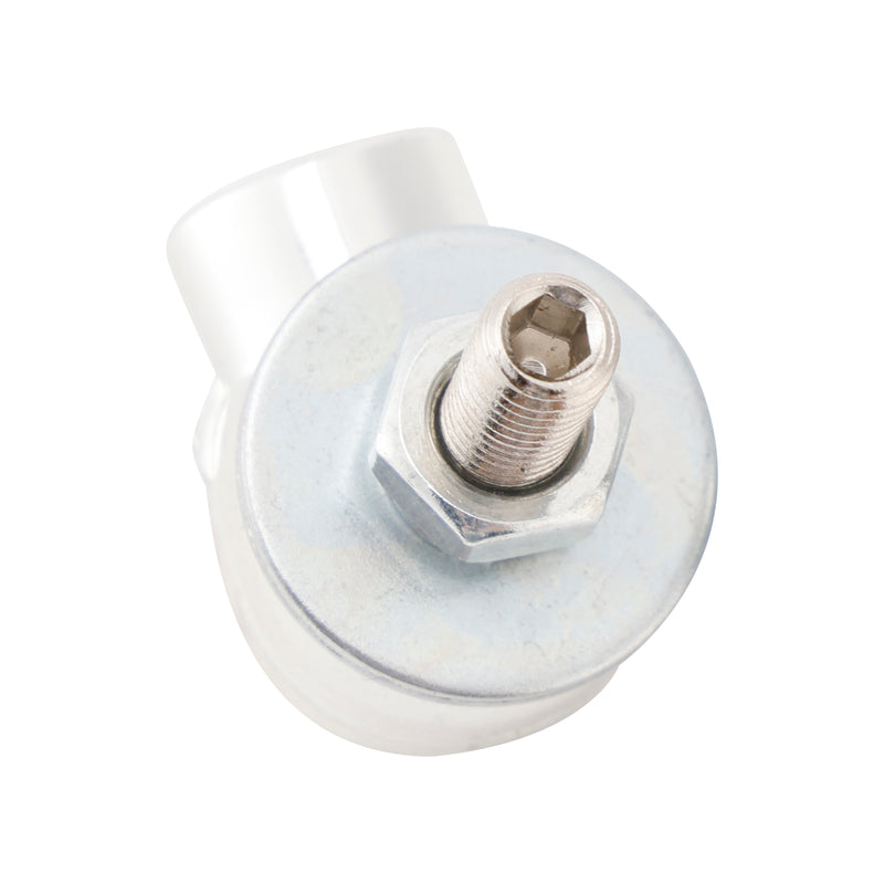 M6 Plastic Custom Head Skull License Plate Frame Screws Bolts Hardware Silver X2