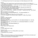 7" LCD Display Touch Screen For Jeep Compass Car Radio Navigation 2017-2020