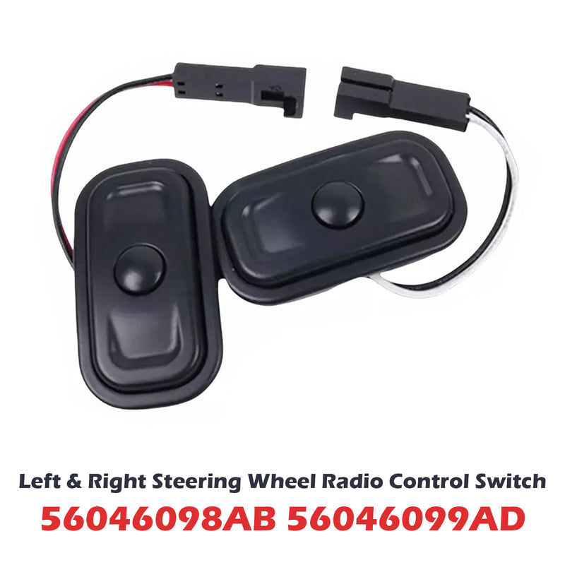 Left & Right Steering Wheel Radio Control Switch for Chrysler Dodge Jeep