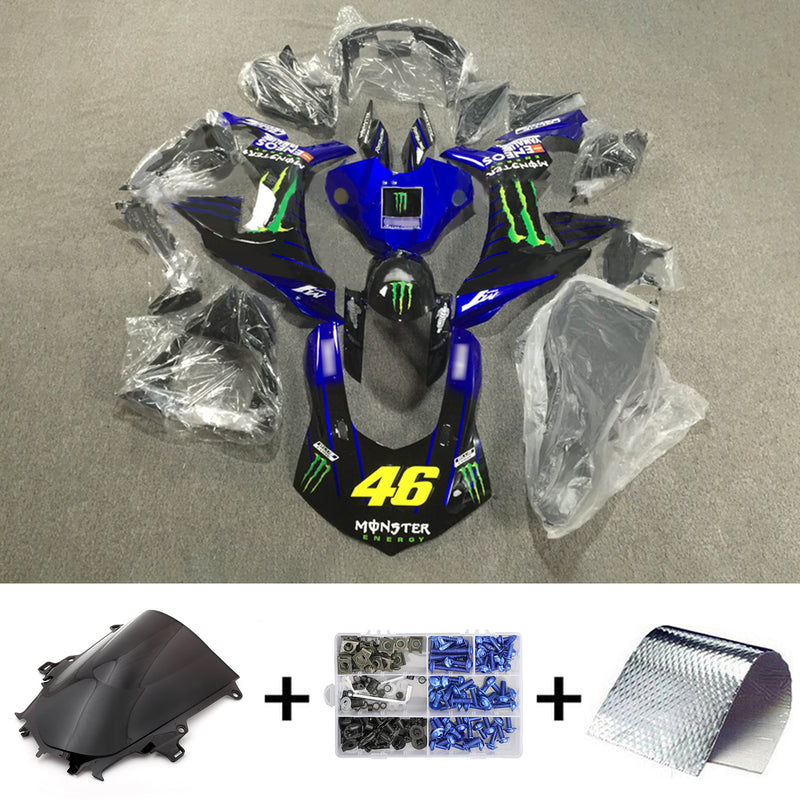 Amotopart Yamaha YZF 1000 R1 2015-2019 Fairing Kit Bodywork Plastic ABS