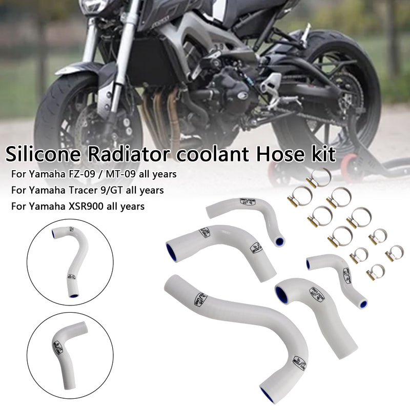Silicone Radiator coolant Hose For Yamaha MT-09 XSR900 Tracer 9/GT all years