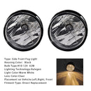 Pair Front Fog Light For Ford Ranger (not fit STX package) 2008-2011 Clear Lens