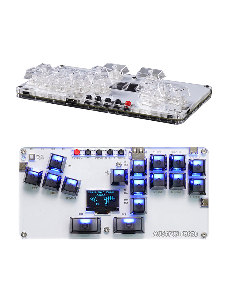 MustFun Hitbox Mini Stickless Controller For PC PS Switch And Other Game Devices