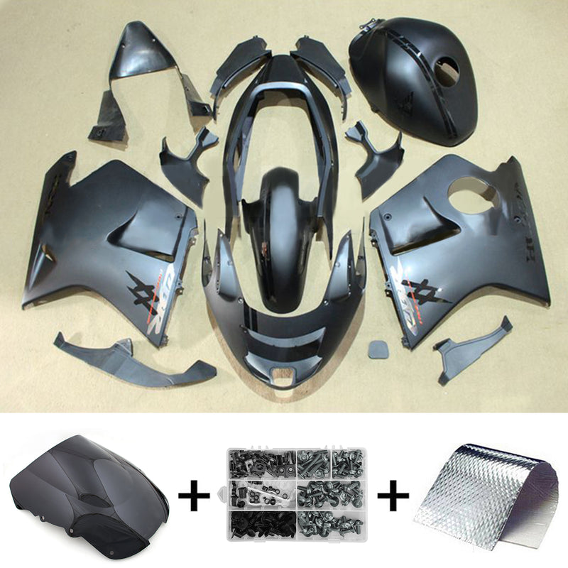 Amotopart Honda CBR1100XX SuperBlackBird 1996-2007 Fairing Kit Bodywork ABS