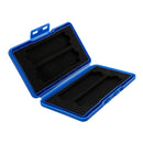 M2 Hard Drive Protection Box Storage Box Solid State Drive Box Shockproof Blue