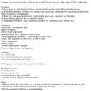 TOYOTA 2E Engine Carburetor 21100-11850 2110011850