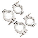 4PC TiAL MV-S 38mm Wastegate V-Band Clamp Set Kit with Screws Nuts and Seals