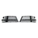 Front Fog Light Cover Bezel Grill Grille Fit AUDI A3 S-LINE 2017-2019 8V