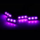 4Pcs Front Grille LED Lighting RGB With APP Controller For SUV off-road vehicles
