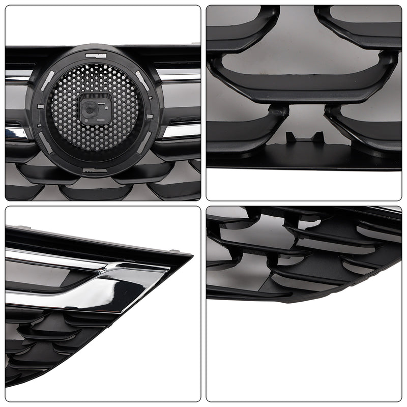 Black Chrome Front Bumper Grill Grille Fit Vauxhall Astra K 2015-2019 Facelift