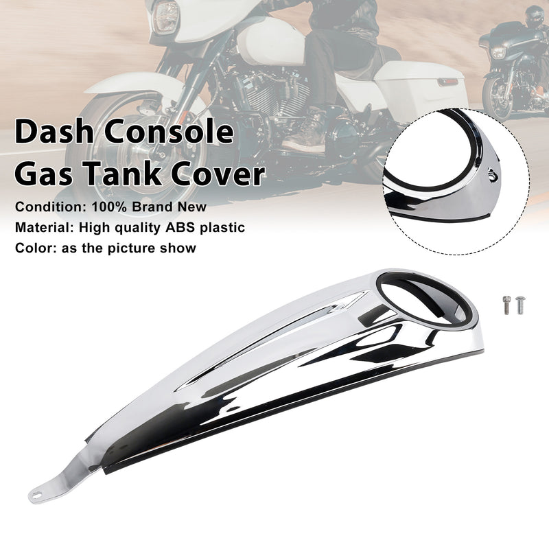 Dash Console Gas Tank Cover For Touring Road Glide / Street Glide 23-25 Chrome