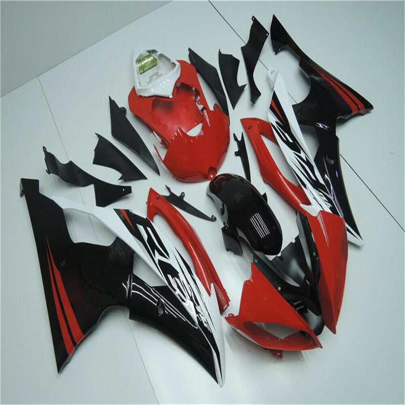 Amotopart Yamaha YZF 600 R6 2008-2016 Fairing Kit Bodywork Plastic ABS