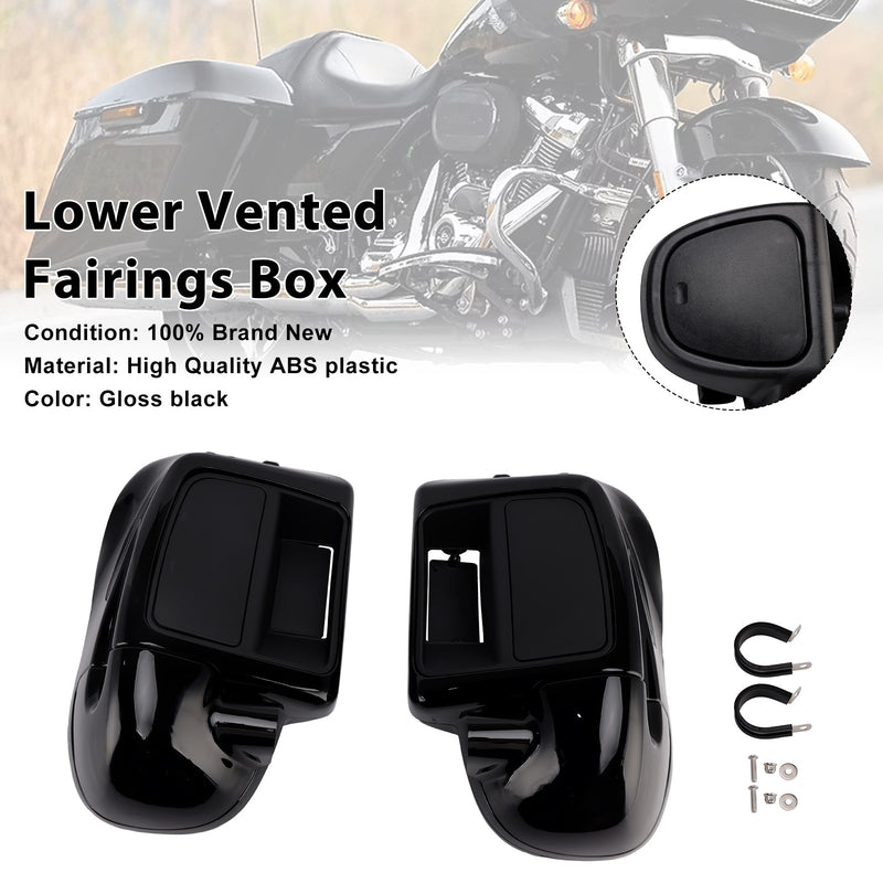 Lower Vented Fairings Box Fit For Touring Road Street Glide 2014-2024