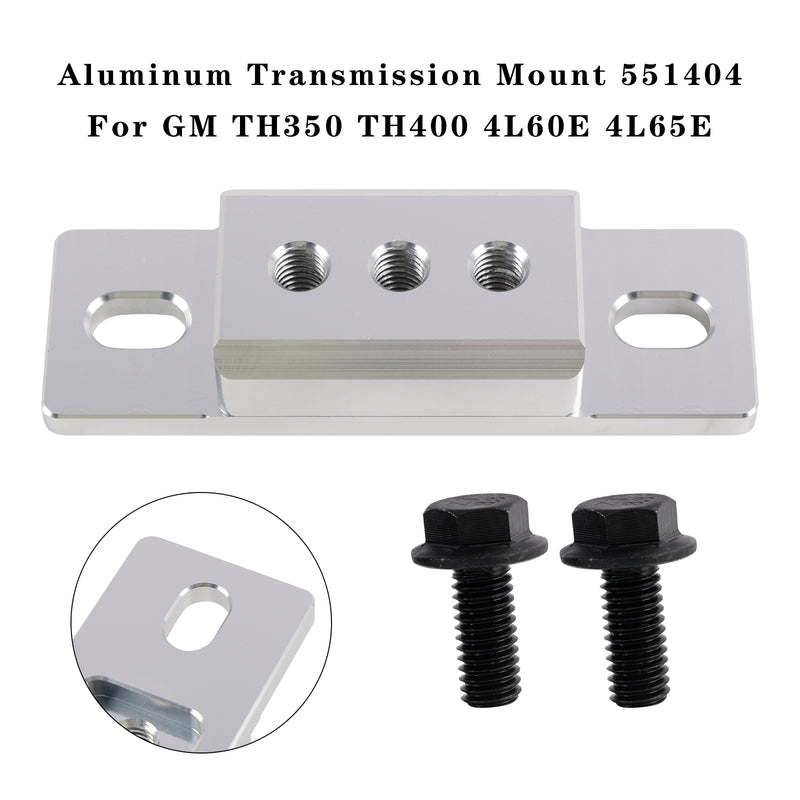 Aluminum Transmission Mount 551404 For GM TH350 TH400 4L60E 4L65E