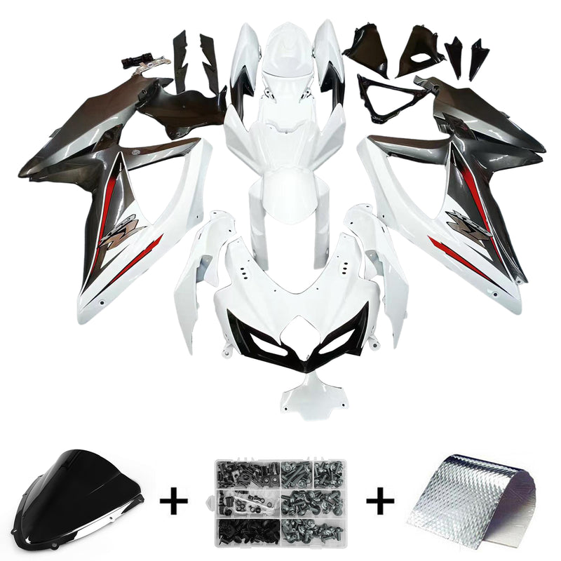 Amotopart Suzuki GSXR 600/750 2008-2010 K8 Fairing Kit Bodywork Plastic ABS