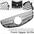 Front Bumper Grill Grille Fit Mercedes Benz E-CLASS W207 Coupe 2014-2017