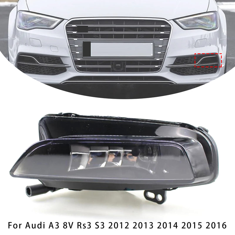1 Pcs Front Left Fog Light Lamps With Bulbs For Audi A3 8V Rs3 S3 2012-2016