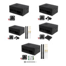 Orange pi 5 Plus metal cooling case with fan and external antenna WIFI